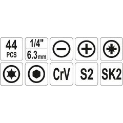 Sada nářadí brašna 44 ks