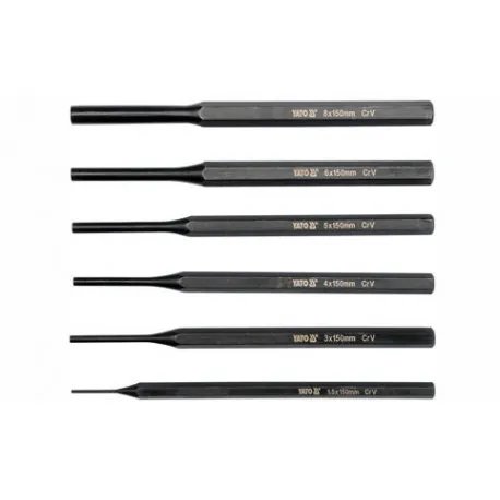 Sada vyrážečů 6ks, 150mm, pr. 1,5, 3, 4, 5, 6, 8mm