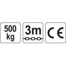 Zvedák řetězový 0,5t