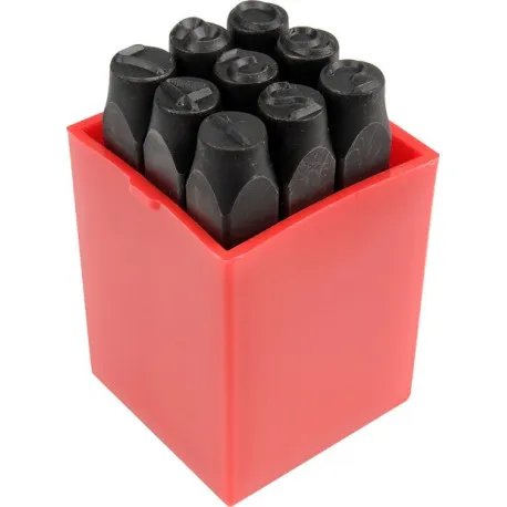 Razidla číselná 8 mm 9 ks 0-9