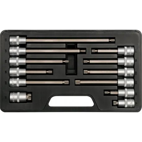 Bity sada 12 ks HEX, SPLINE Bity sada 12 ks HEX, SPLINE