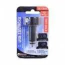 Zástrčka MULTI - USB, voltmetr, teploměr