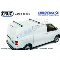 Střešní nosič Mercedes Citan / Renault Kangoo CRUZ Cargo (2 příčníky 35x35)
