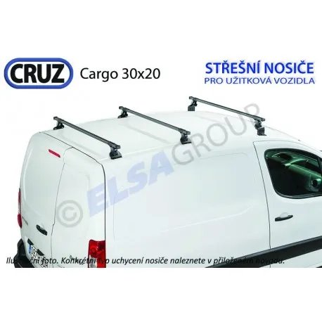 3. příčník 35x35 k 922431 pro Renault Kangoo Maxi/Mercedes Citan EL (13->), CRUZ