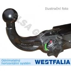 Tažné zařízení Renault Clio HB 2005-2012 (III), odnímatelný horizontal, Westfalia