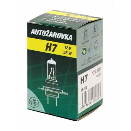 Žárovka 12V  H7  55W PX26d box GREEN