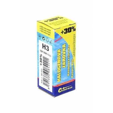 Žárovka 12V H3 55W Pk22s box FLASH +30% Žárovka 12V H3 55W Pk22s box FLASH +30%