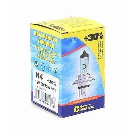Žárovka 12V H4 60/55W P43t box FLASH +30% Žárovka 12V H4 60/55W P43t box FLASH +30%