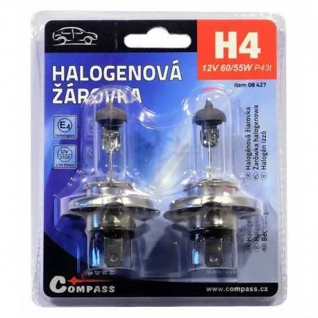 Žárovka 12V  H4  60/55W P43t blister 2ks