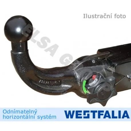 Tažné zařízení Renault Captur 2013- , odnímatelný horizontal, Westfalia