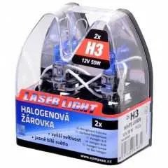 Žárovka 12V  H3  55W Pk22s WHITE LASER  2ks