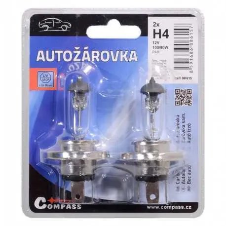 Žárovka 12V H4 100/90W P43t blister 2ks Žárovka 12V H4 100/90W P43t blister 2ks