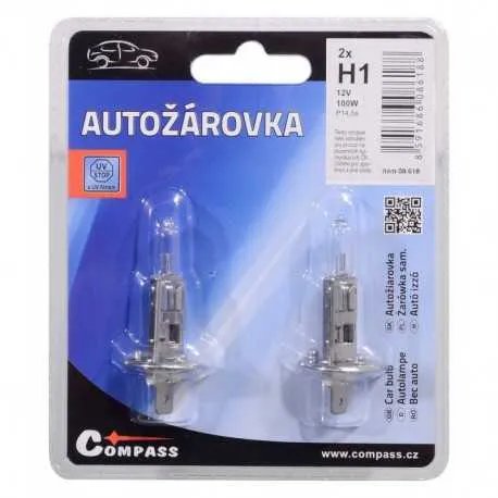 Žárovka 12V H1 100W P14,5s blister 2ks Žárovka 12V H1 100W P14,5s blister 2ks