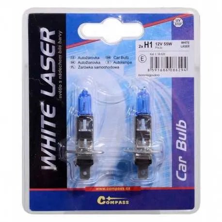 Žárovka 12V H1 55W P14,5s WHITE LASER blister 2ks Žárovka 12V H1 55W P14,5s WHITE LASER blister 2ks