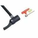 Hustilka nožní s manometrem jednopístová TÜV/GS 1x120mm