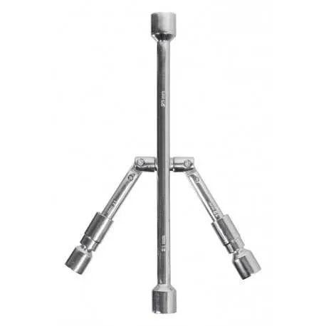 Klíč na kola 17-19/21-23 mm TÜV, GS skládací Klíč na kola 17-19/21-23 mm TÜV, GS skládací