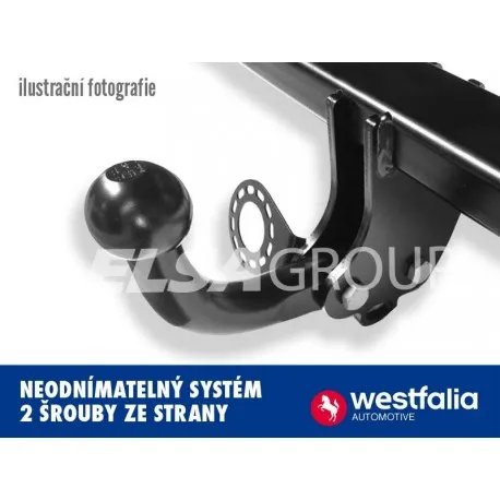 Tažné zařízení Peugeot 407 SW (kombi) 2004-2011, pevné, Westfalia