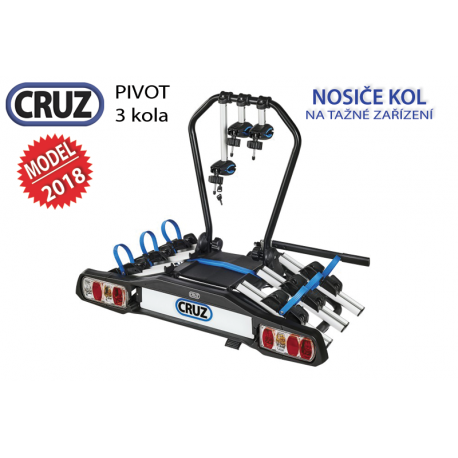 Nosič kol Cruz Pivot (2018) - 3 kola, na tažné zařízení