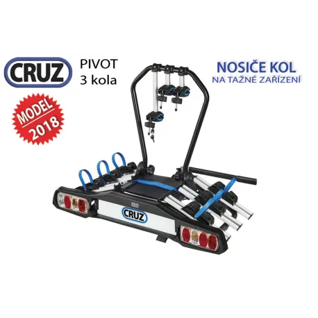 Nosič kol Cruz Pivot (2018) - 3 kola, na tažné zařízení Nosič kol Cruz Pivot (2018) - 3 kola, na tažné zařízení