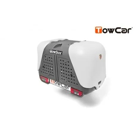 TowCar TowBox V2 Dog šedý, na tažné zařízení