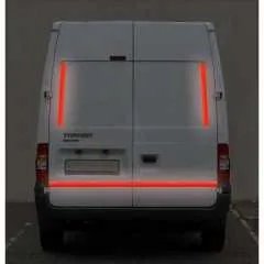 Samolepící páska reflexní 1m x 5cm červená