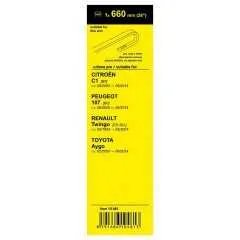 Stěrač FLAT SET (HOOK) 660mm