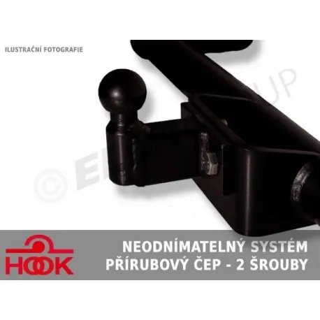 Tažné zařízení Iveco Daily skříň 1999-2010/12, příruba 2š, HOOK