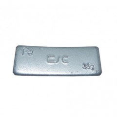 Samolepící závaží FEC 35 g - šedý lak