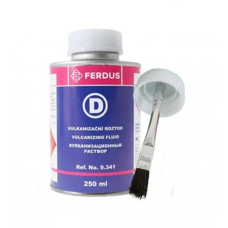 Vulkanizační roztok D 250 ml + menší štětec Vulkanizační roztok D 250 ml + menší štětec