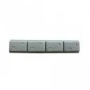 Samolepící závaží TRUCK Pb 4 x 25g - 300 poplastované
