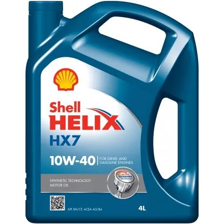 Shell Helix HX7 10W40 4L Shell Helix HX7 10W40 4L