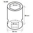 Ořech 1" 33 mm v. 90 mm