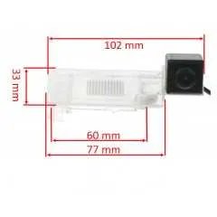 Kamera formát PAL/NTSC do vozu VW Passat 2011-, Sharan II, Fabia III