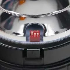LED maják, 12-24V, 24x3W oranžový, ECE R65
