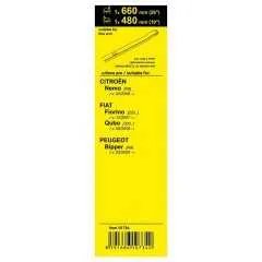 Stěrače FLAT SET (BOLT) 660+480mm