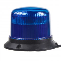 PROFI LED maják 12-24V 10x3W modrý magnet ECE R65 121x90mm