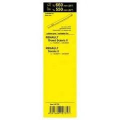 Stěrače FLAT SET (BOLT) 660+550mm