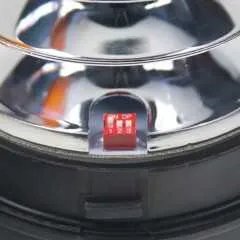 LED maják, 12-24V, oranžový na držák, ECE R65