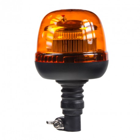 LED maják, 12-24V, 45xSMD2835 LED , oranžový, na držák, ECE R65