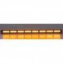 LED světelná alej, 32x 3W LED, oranžová 910mm, R10 R65