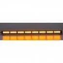LED světelná alej, 32x 3W LED, oranžová s displejem 910mm, R10 R65