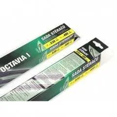 Stěrače FLAT SET 530+480mm GREEN OCT I/FAB I