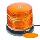 LED maják, 12-24V, oranžový magnet, homologace