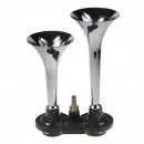 2-tónová fanfára 168/207mm, 12V stálý tón s kompresorem