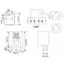 Přerušovač blinkrů LED, 12V, 0,02-10A pro japonské vozy