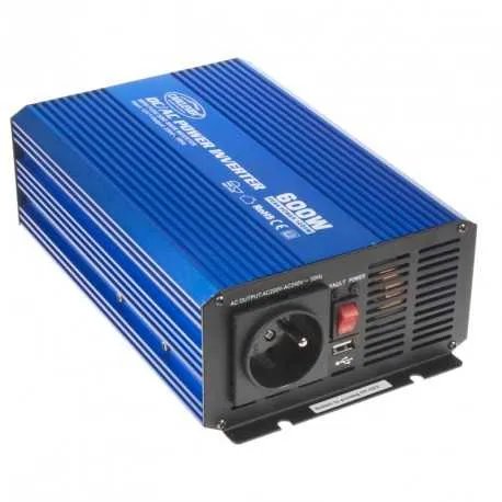 Sinusový měnič napětí z 12/230V, 600W Sinusový měnič napětí z 12/230V, 600W