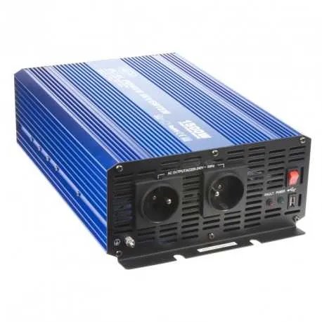 Sinusový měnič napětí z 12/230V + USB, 1500W Sinusový měnič napětí z 12/230V + USB, 1500W