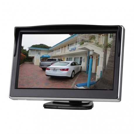 LCD monitor 5palců černý na palubní desku s možností instalace na HR držák