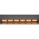 LED světelná alej, 36x 1W LED, oranžová 950mm, ECE R10