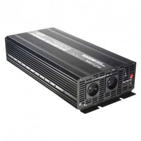 Měnič napětí z 12/230V + USB, 5000W Měnič napětí z 12/230V + USB, 5000W